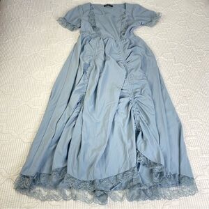 Scarlet Darkness Cottagecore Regency  Renaissance Corset Princess Dress Size S